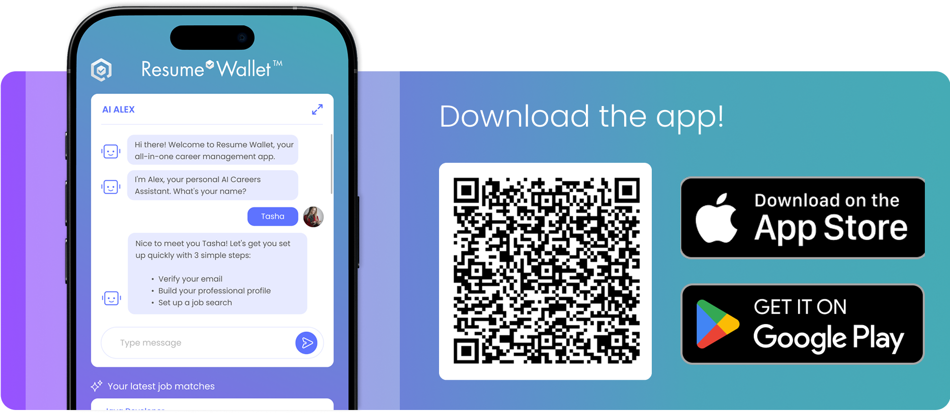 Resume Wallet App