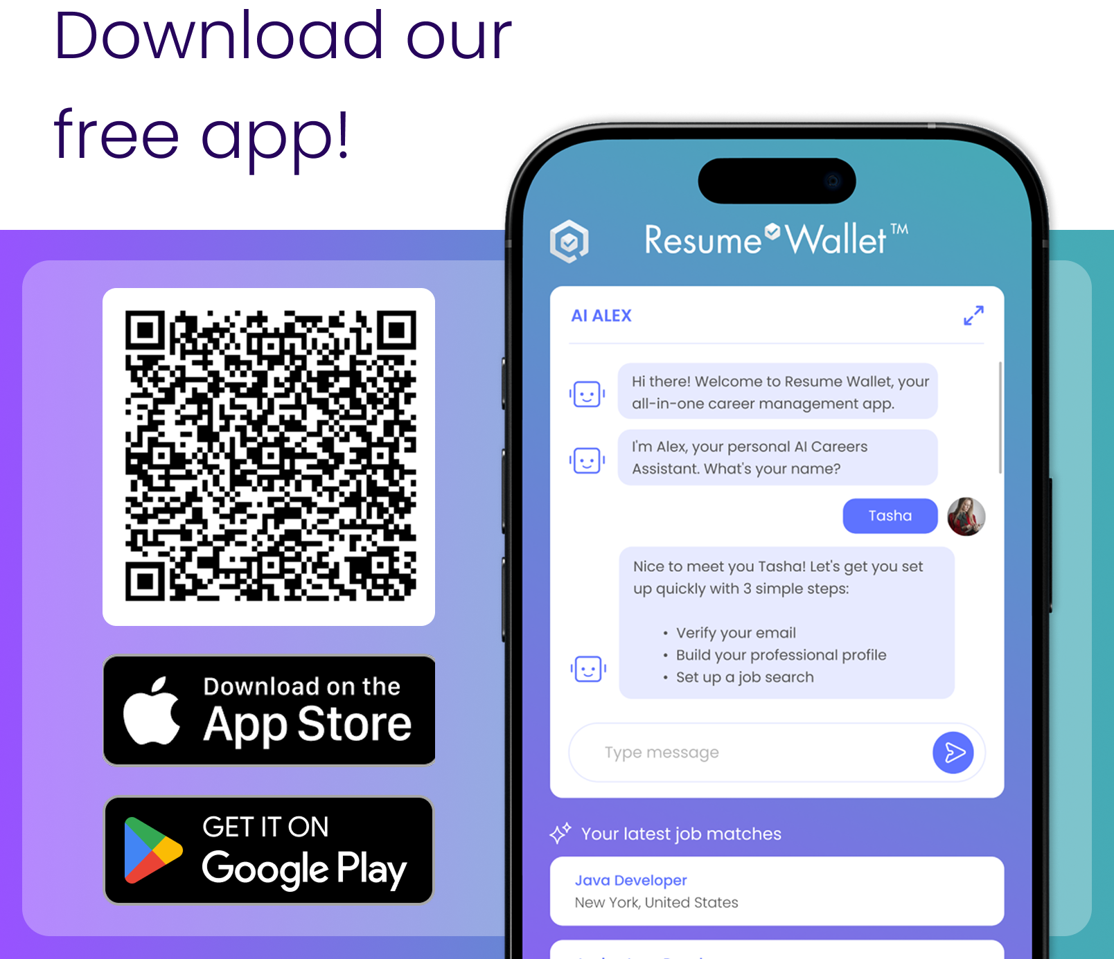 Resume Wallet App